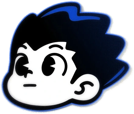 Sky, la mascota de Skylinerank, asomándose sobre la barra de búsqueda
